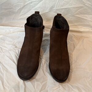 Eric Michael Brown Suede Ankle Booties